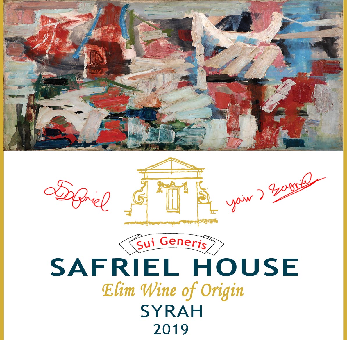 Syrah 2019 Label